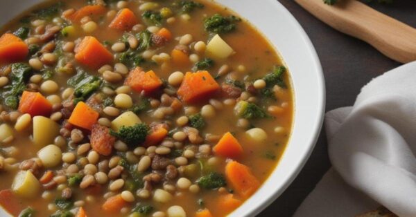 Lentil and Vegetable Soup: